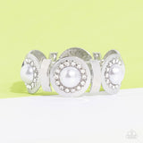 Paparazzi Jewelry Summer Serenade - White Bracelet - Pure Elegance by Kym