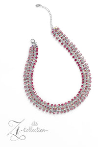 Paparazzi Jewelry Flirtatious - Pink, 2023 Signature Zi Collection Necklace - Pure Elegance by Kym