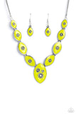 Paparazzi Jewelry Pressed Flowers - Green Necklace - Pure Elegance by Kym