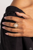 Paparazzi Jewelry Chic Center - Gold Ring - Pure Elegance by Kym