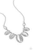 Paparazzi Jewelry A BEAM Come True - White Necklace - Pure Elegance by Kym
