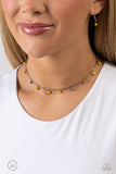 Paparazzi Jewelry Beach Ball Bliss - Yellow Necklace - Pure Elegance by Kym