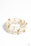 Paparazzi Jewelry Refined Retrograde - Gold Bracelet - Pure Elegance by Kym