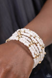 Paparazzi Jewelry Refined Retrograde - Gold Bracelet - Pure Elegance by Kym