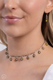Paparazzi Jewelry Delicate Display - Black Choker Necklace - Pure Elegance by Kym