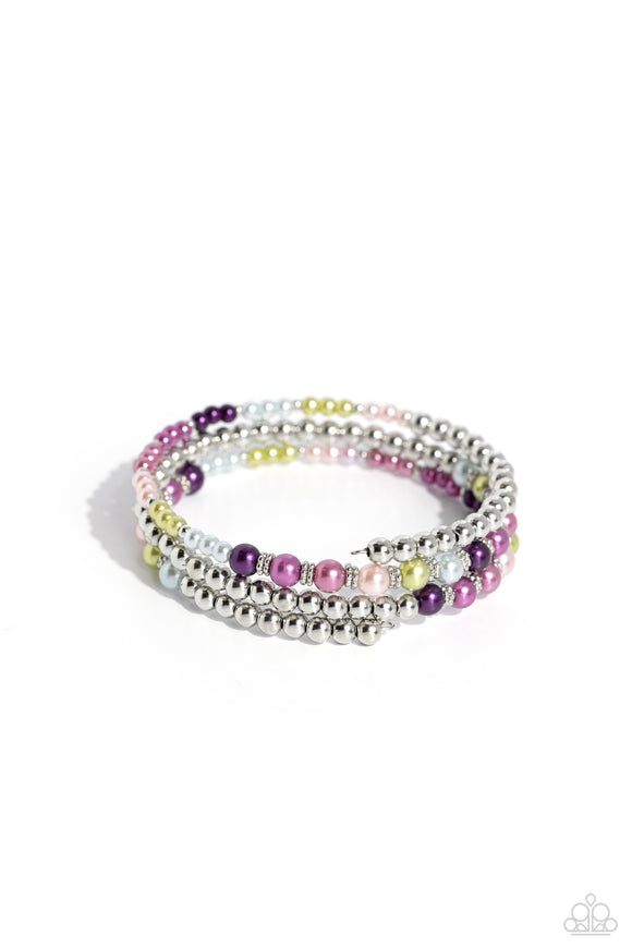 Paparazzi Jewelry Just SASSING Through - Multi Bracelet - Pure Elegance by Kym