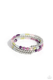 Paparazzi Jewelry Just SASSING Through - Multi Bracelet - Pure Elegance by Kym