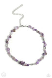 Paparazzi Jewelry Carved Confidence - Purple Choker Necklace - Pure Elegance by Kym