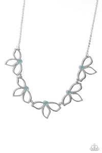 Paparazzi Jewelry Petal Pageantry - Blue Necklace - Pure Elegance by Kym