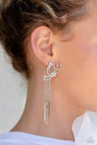 Paparazzi Jewelry A Few Of My Favorite WINGS - White Earrings - Pure Elegance by Kym