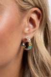 Paparazzi Jewelry Floral Focus - Multi Earrings - Pure Elegance by Kym