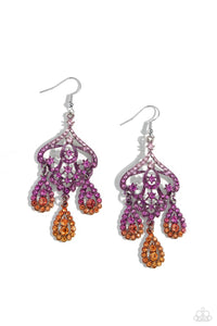 Paparazzi Jewelry Chandelier Command - Multi Earrings - Pure Elegance by Kym