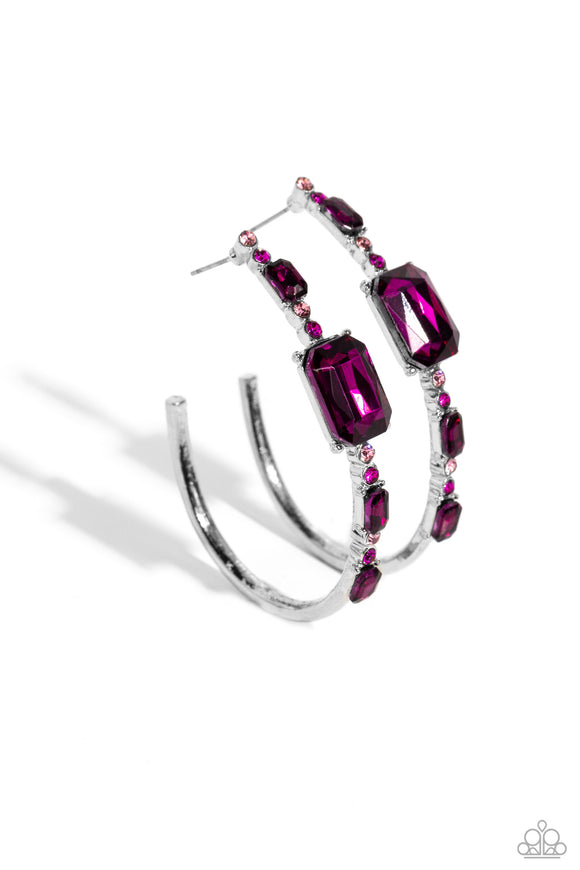 Paparazzi Jewelry Elite Ensemble - Pink Earrings - Pure Elegance by Kym