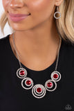 Paparazzi Jewelry Dramatic Darling - Red Necklace - Pure Elegance by Kym