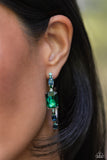 Paparazzi Jewelry Elite Ensemble - Green Earrings - Pure Elegance by Kym