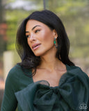 Paparazzi Jewelry Elite Ensemble - Green Earrings - Pure Elegance by Kym