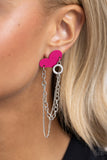 Paparazzi Jewelry Altered Affection - Pink Earrings - Pure Elegance by Kym