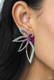 Paparazzi Jewelry Twinkling Tulip - Pink Earrings (LOP) - Pure Elegance by Kym