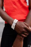Paparazzi Jewelry How Do You Do? - White Bracelet - Pure Elegance by Kym