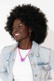 Paparazzi Jewelry Fascinating Flyer - Pink Necklace - Pure Elegance by Kym