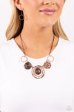 Paparazzi Jewelry Mysterious Masterpiece - Copper Necklace - Pure Elegance by Kym