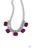 Paparazzi Jewelry WEAVING Wonder - Blue Necklace - Pure Elegance by Kym