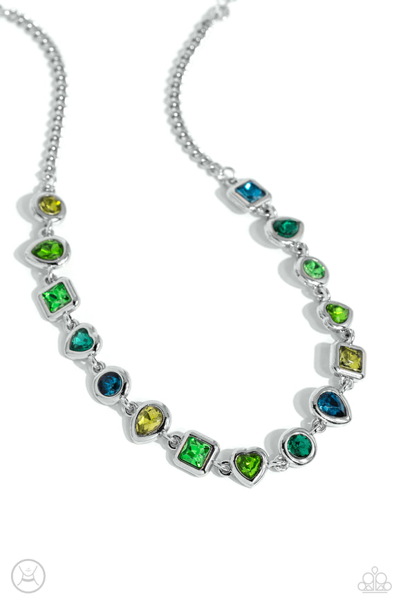 Abstract Admirer - Green - Pure Elegance by Kym