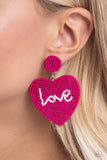 Paparazzi Jewelry Sweet Seeds - Pink Earrings - Pure Elegance by Kym