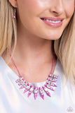 Paparazzi Jewelry Punk Passion - Pink Necklace - Pure Elegance by Kym