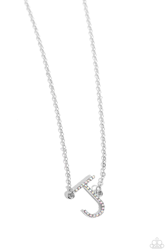 Paparazzi Jewelry INITIALLY Yours - J - Multi Necklace - Pure Elegance by Kym