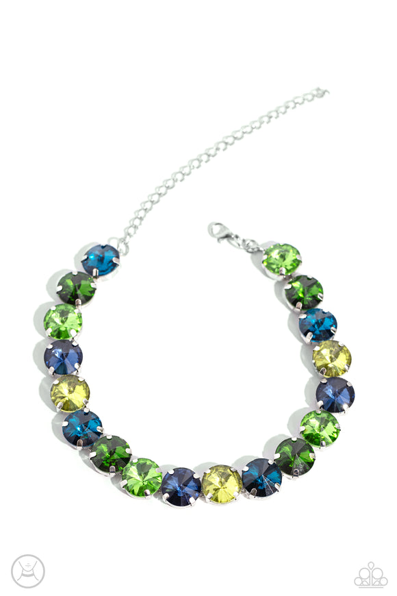 Paparazzi Jewelry Alluring A-Lister - Green Necklace - Pure Elegance by Kym