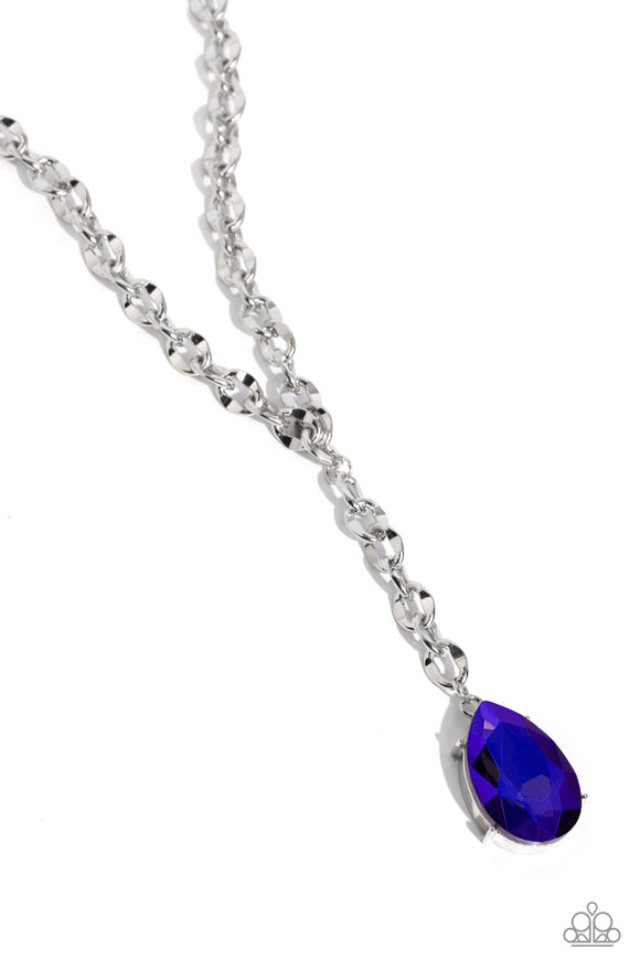 Paparazzi Jewelry Benevolent Bling - Purple Necklace - Pure Elegance by Kym