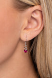 Paparazzi Jewelry Sliding Splendor - Pink Necklace - Pure Elegance by Kym