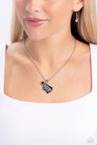 Paparazzi Jewelry Cheer Champion - Black Necklace - Pure Elegance by Kym