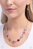 Paparazzi Jewelry Dramatic Debut - Multi Necklace - Pure Elegance by Kym