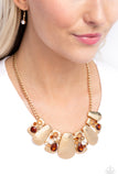 Paparazzi Jewelry Multicolored Mayhem - Brown Necklace - Pure Elegance by Kym