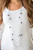 Paparazzi Accessories Beachside Babe Blue Necklace - Pure Elegance by Kym