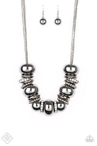 Paparazzi Accessories Paparazzi Only The Brave Black Necklace - Trend Blend Fashion Fix May 2020 - Pure Elegance by Kym