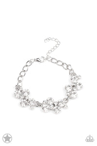 Paparazzi Jewelry Old Hollywood - White Bracelet - Pure Elegance by Kym