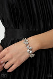 Paparazzi Jewelry Old Hollywood - White Bracelet - Pure Elegance by Kym