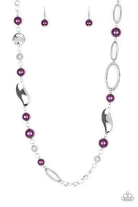 Paparazzi Jewelry All About Me - Purple Necklace - Pure Elegance by Kym