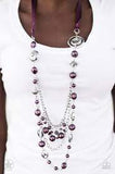 Paparazzi Jewelry Blockbuster - All The Trimmings - Purple Necklace - Pure Elegance by Kym