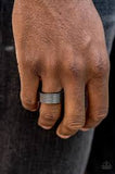 Paparazzi Accessories A Man's Man Black Ring - Pure Elegance by Kym