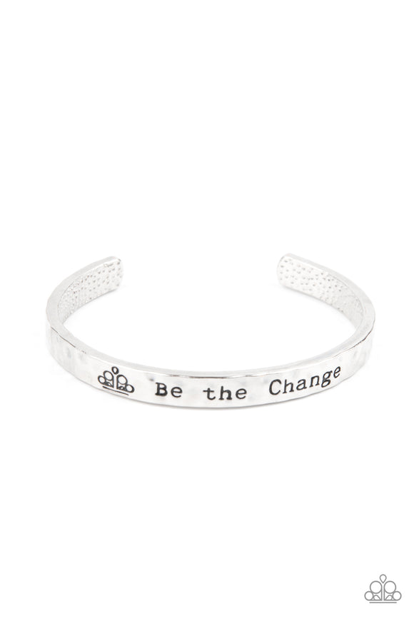 Paparazzi Jewelry Be The Change - Silver Bracelet - Pure Elegance by Kym