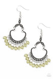 Paparazzi Accessories Babe Alert Green Earring - Pure Elegance by Kym