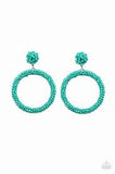 Paparazzi Jewelry Be All You Can BEAD - Blue Earring - Pure Elegance by Kym