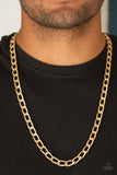 Paparazzi Accessories Big Win Gold Urban Necklace - Pure Elegance by Kym