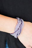 Paparazzi Accessories Bring on the Bling Purple Bracelet - Pure Elegance by Kym