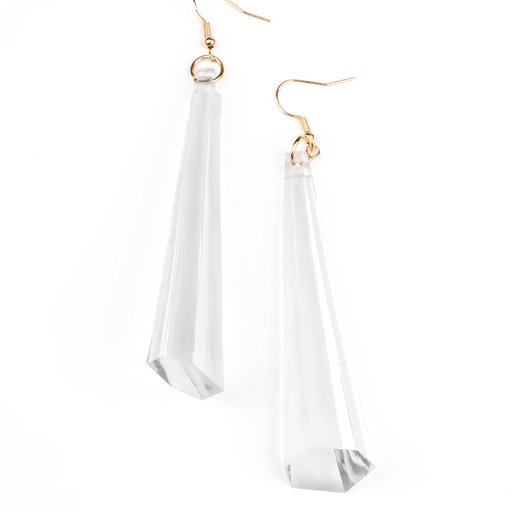 Paparazzi Accessories Break the Ice Gold Earrings - Pure Elegance by Kym