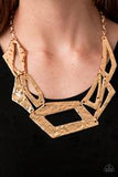 Paparazzi Accessories Break the Mold - Gold Necklace - Pure Elegance by Kym